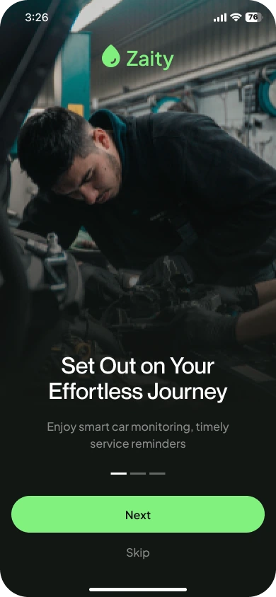 Zaity onboarding in English: Set Out on Your Effortless Journey